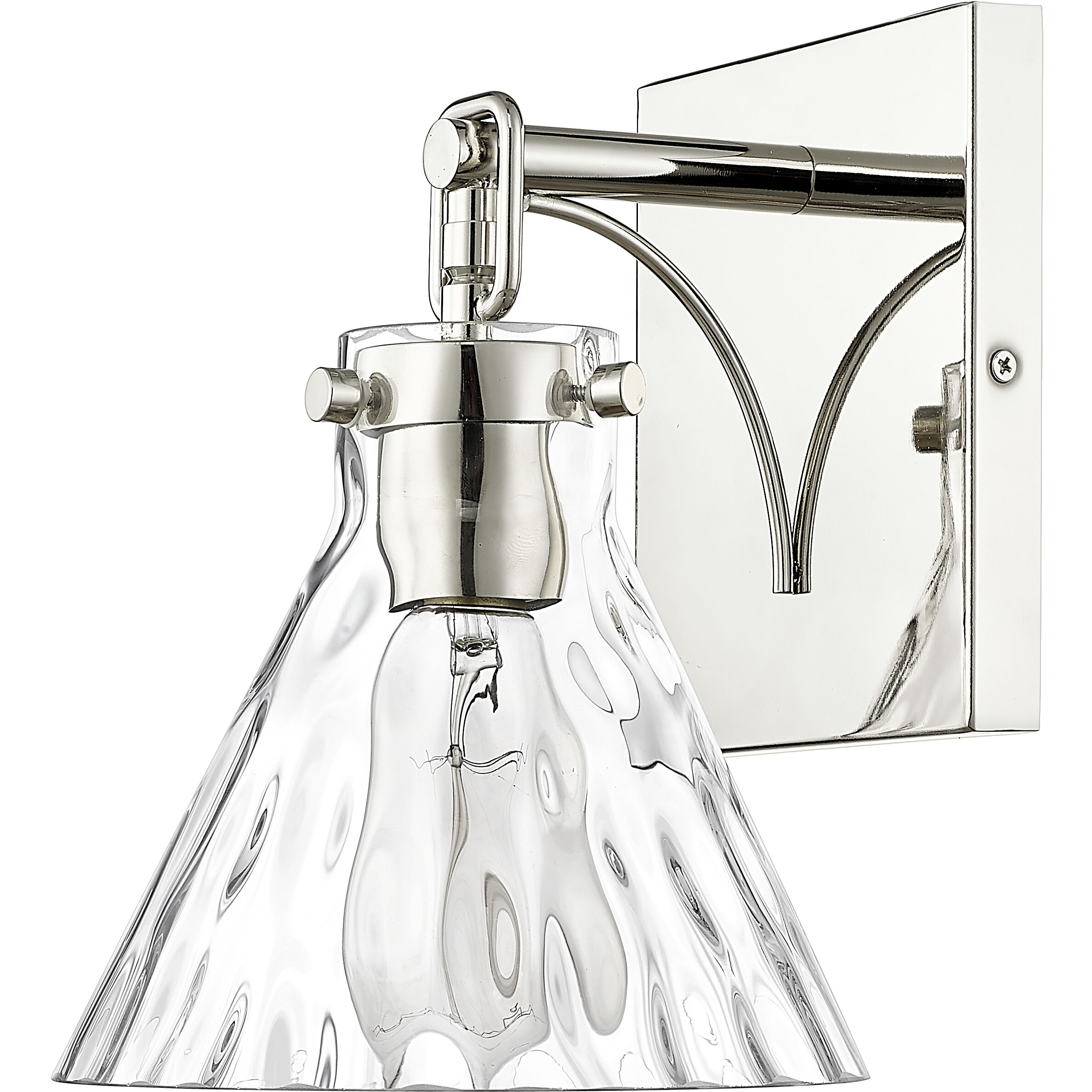 Barlon Wall Sconce Wall Light in Polished Nickel